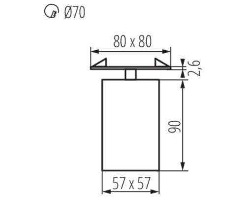 Точечный светильник CHIRO 29313 Kanlux