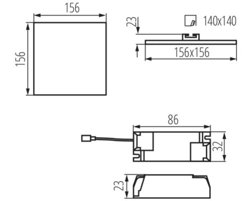 Точечный светильник AREL 29591 Kanlux