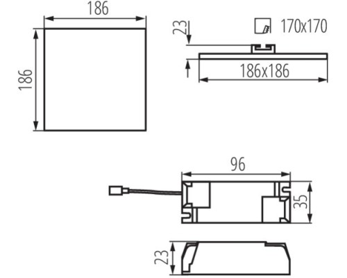 Точечный светильник AREL 29595 Kanlux