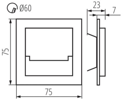 Подсветка для лестниц и ступеней SABIK 29854 Kanlux