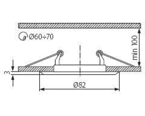 Точечный светильник ARGUS 300 Kanlux