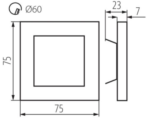 Подсветка для лестниц и ступеней APUS 32488 Kanlux