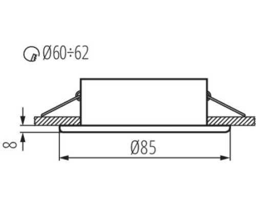 Точечный светильник MARIN 32501 Kanlux
