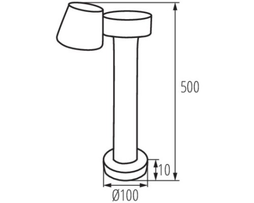 Наземный фонарь DROMI 32532 Kanlux