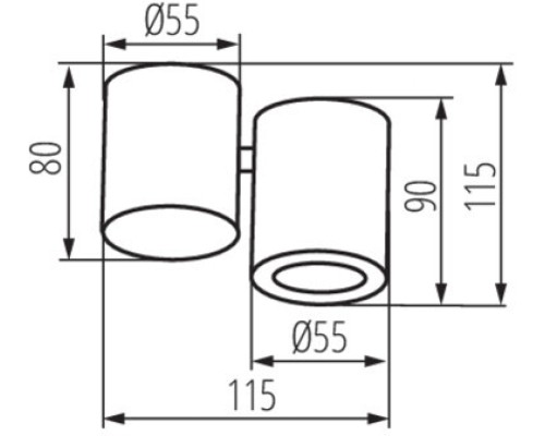 Спот BLURRO 32951 Kanlux