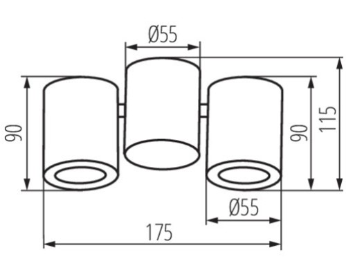Спот BLURRO 32952 Kanlux