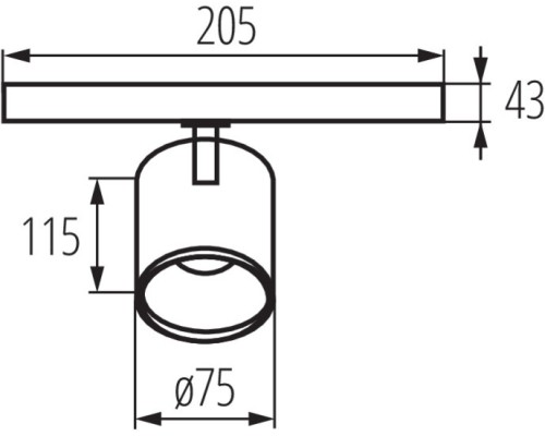 Трековый светильник ACORD 33132 Kanlux