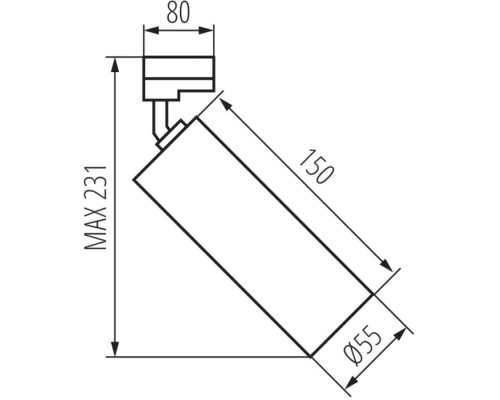 Трековый светильник ACORD 33138 Kanlux