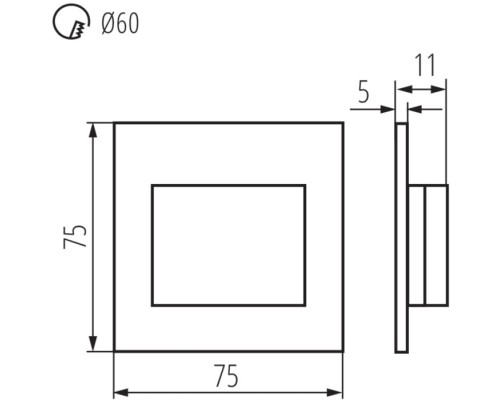 Подсветка для лестниц и ступеней ERINUS 33330 Kanlux