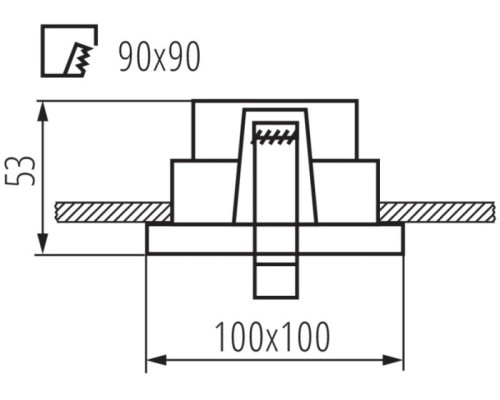 Точечный светильник REUL 33661 Kanlux