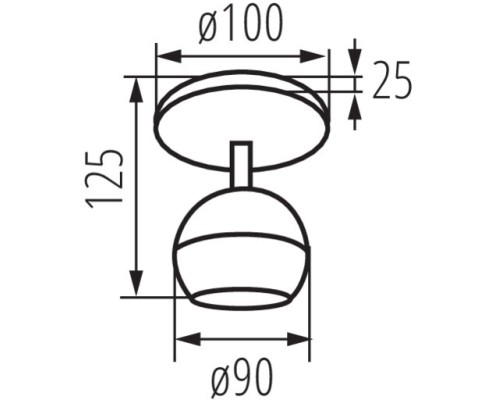 Спот GALOBA 33671 Kanlux