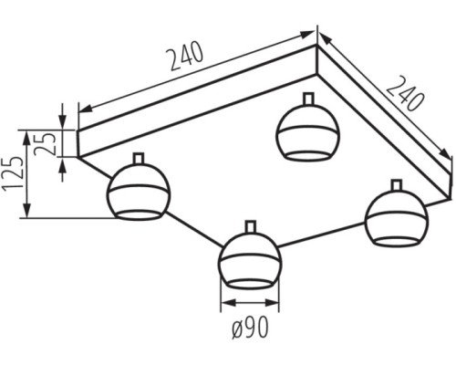 Спот GALOBA 33678 Kanlux