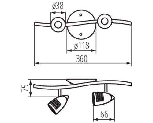 Спот MOLI 7086 Kanlux
