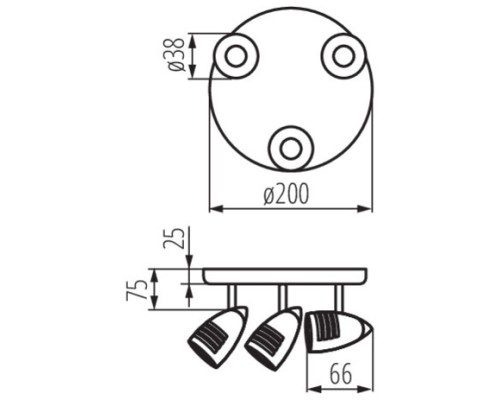 Спот MOLI 7087 Kanlux