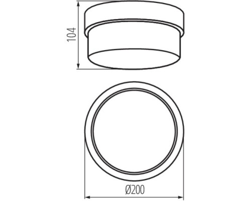 Потолочный светильник TUNA 8091 Kanlux
