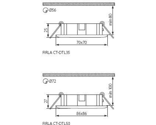 Точечный светильник FIRLA 8664 Kanlux