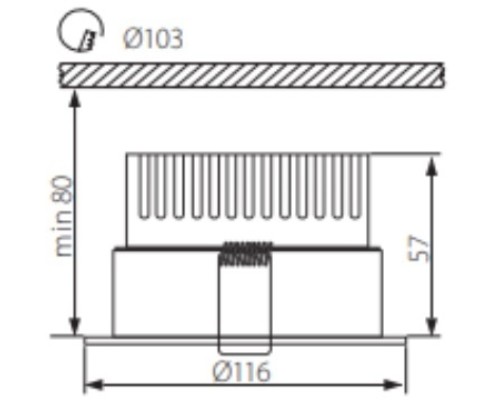 Точечный светильник RENDA 8720 Kanlux