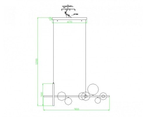 Подвесной светильник Иона 09408-7,19 Kink Light