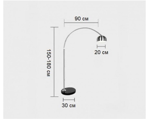 Торшер Альфаси 7059,16 Kink Light