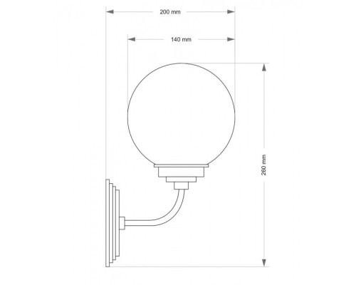 Бра Abano ABA-K-1(Z) Kutek