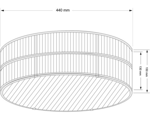 Потолочный светильник Lavone LAV-PLM-6(P)440-2 Kutek