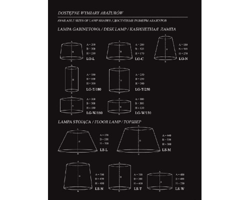 Интерьерная настольная лампа Monza-new MON-LG-1(P/A) Kutek