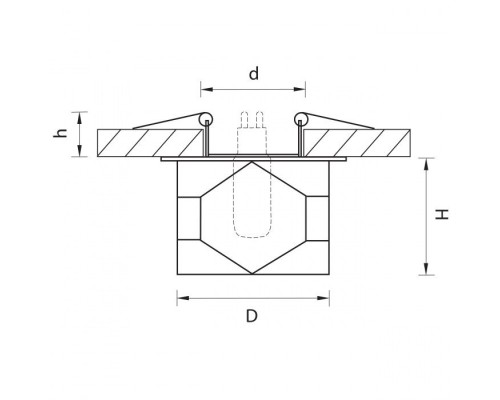 Точечный светильник ROMB 004060 Lightstar