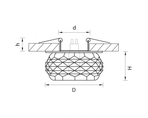 Точечный светильник Cesare 004254 Lightstar