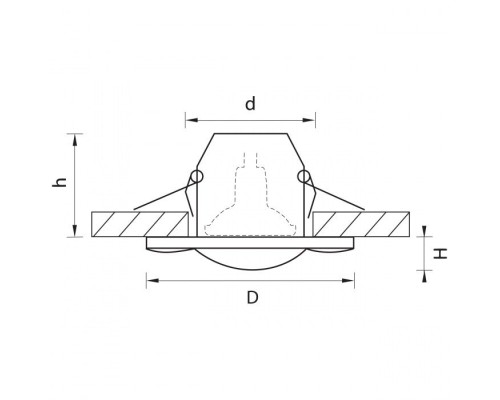 Точечный светильник Difesa Piano 006880 Lightstar