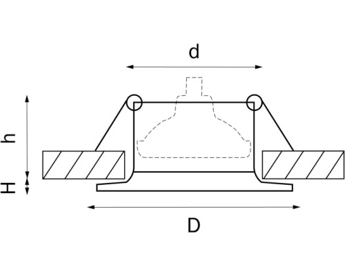 Точечный светильник Levigo 010023 Lightstar