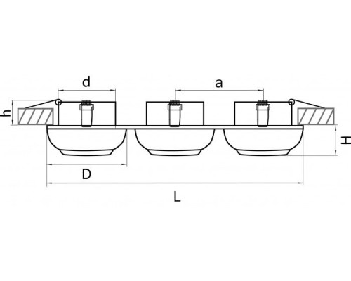 Точечный светильник OCULA 011837 Lightstar