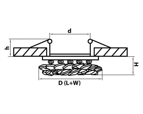 Точечный светильник ONORA 030302 Lightstar