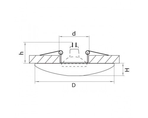 Точечный светильник Ceramo 042124 Lightstar