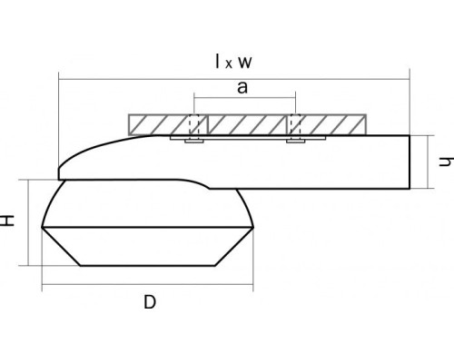 Точечный светильник ORBE 051219 Lightstar