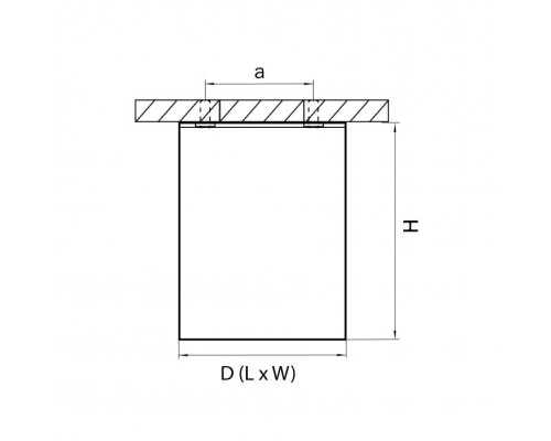 Точечный светильник Rettango 052077 Lightstar