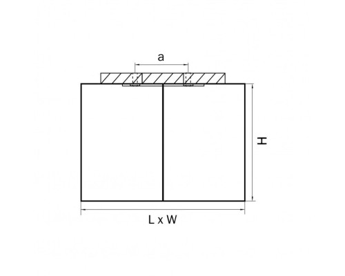 Точечный светильник Rettango 052087 Lightstar