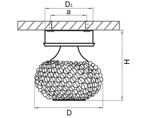 Потолочный светильник Monile Top 160302 Lightstar