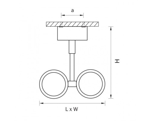 Точечный светильник RULLO 214446 Lightstar