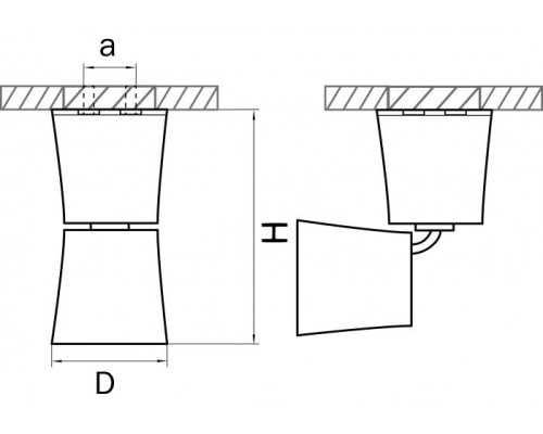 Точечный светильник Rotonda 214457 Lightstar