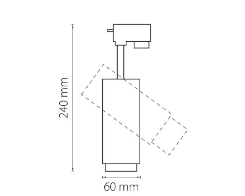 Трековый светильник Fuoco 215247 Lightstar