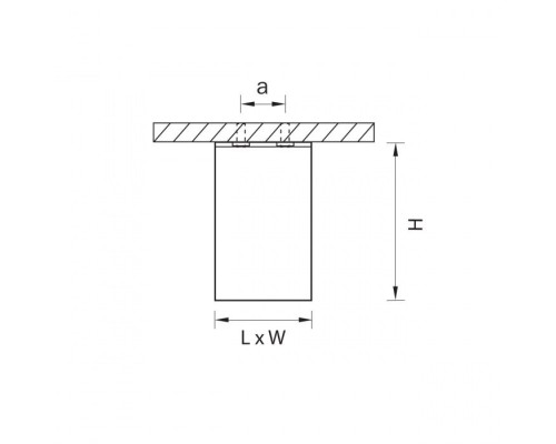 Точечный светильник Rullo 216336 Lightstar