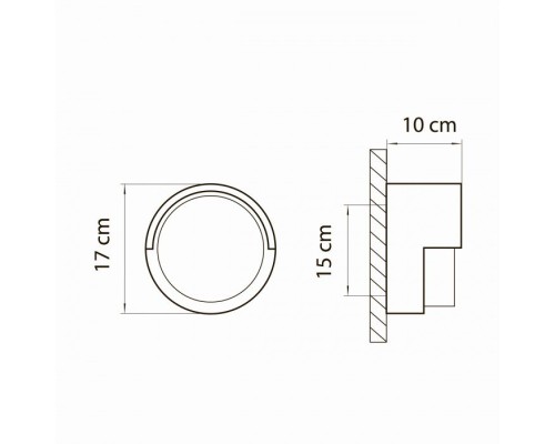Настенный светильник уличный Paletto 382173 Lightstar