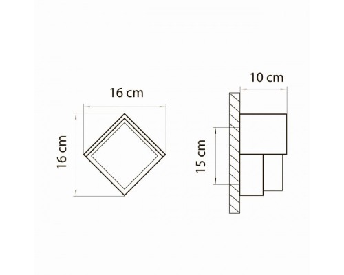 Настенный светильник уличный Paletto 382294 Lightstar