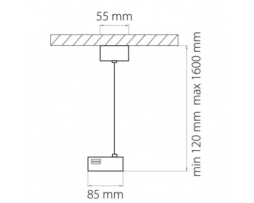 Питание подвесное Barra 502199 Lightstar