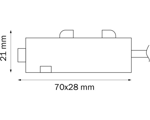 Питание боковое Teta 505116 Lightstar