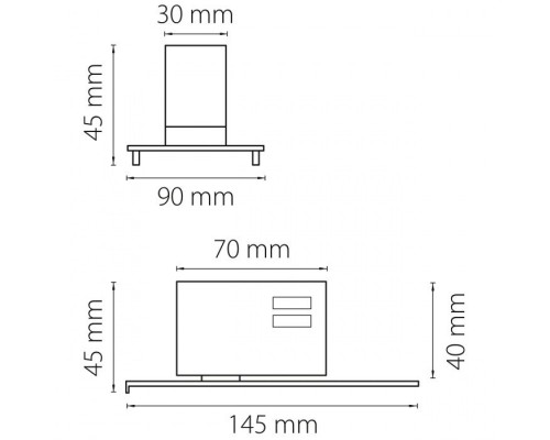 Трековое крепление Asta 594036 Lightstar