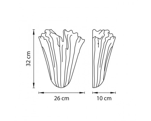 Настенный светильник Murano 601610 Lightstar