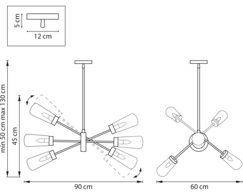 Потолочная люстра Crotone 690063 Lightstar