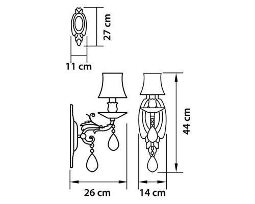 Настенный светильник Faraone 701611 Lightstar