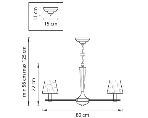 Подвесная люстра Perla 707081 Lightstar